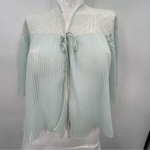 **** Barbizon Pale Green Bed Jacket *** S